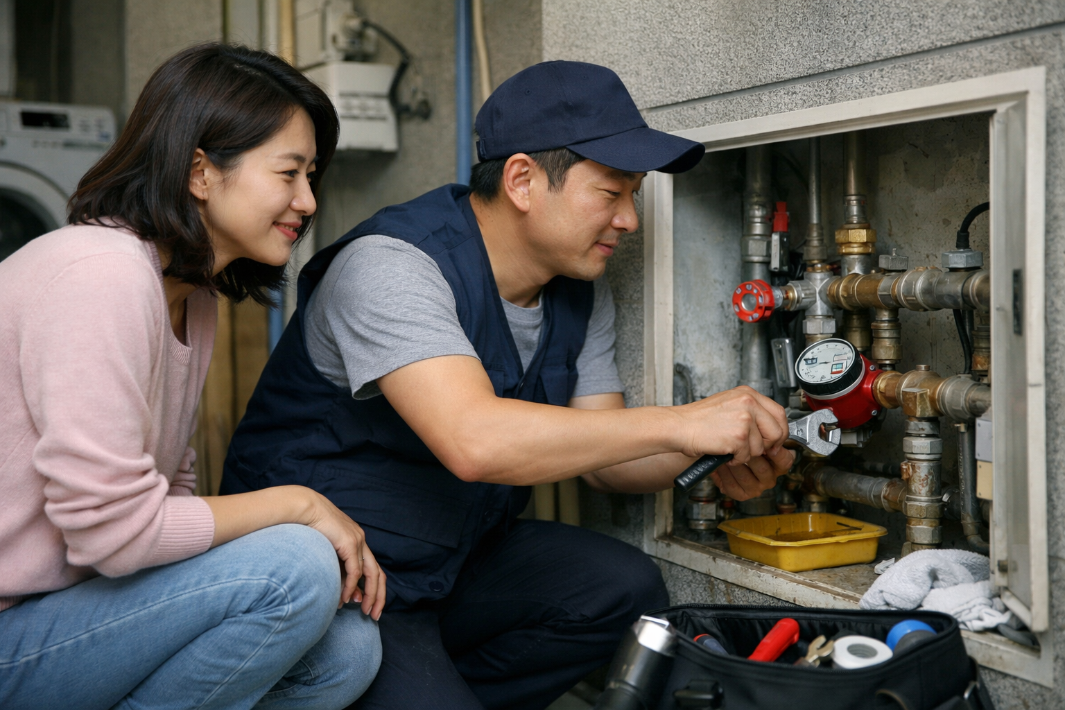 아파트 관리비에서 온수비만 많이 나올 때 확인하는 방법