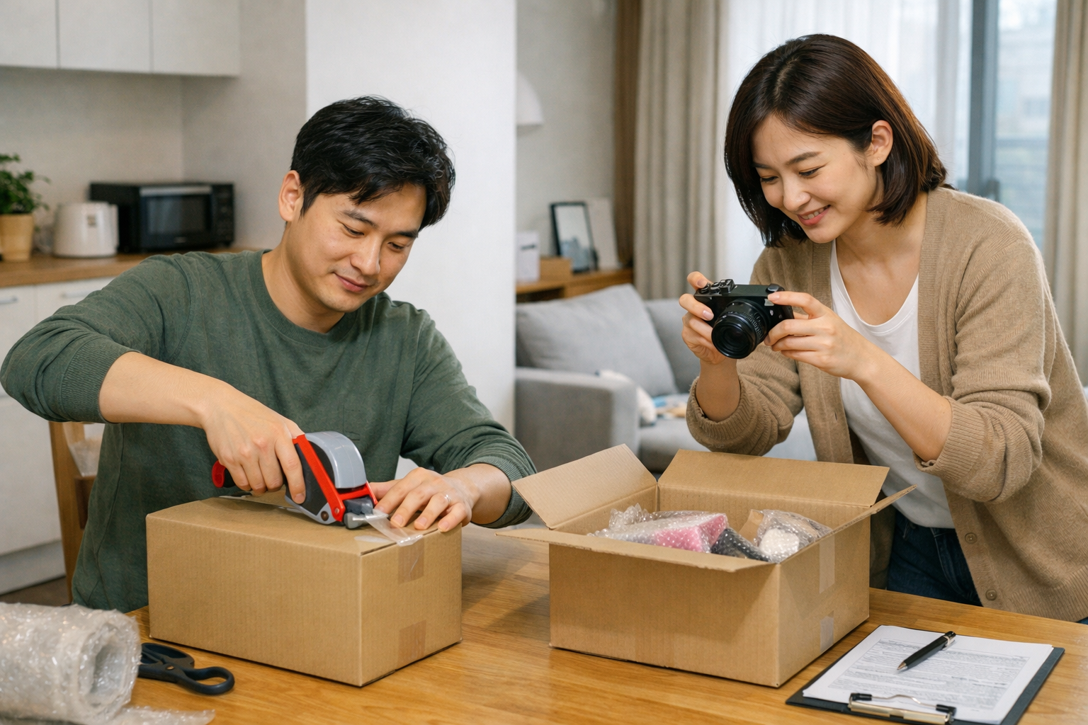 온라인 쇼핑몰에서 일부 상품만 누락 배송됐을 때 판매자에게 문의하는 순서