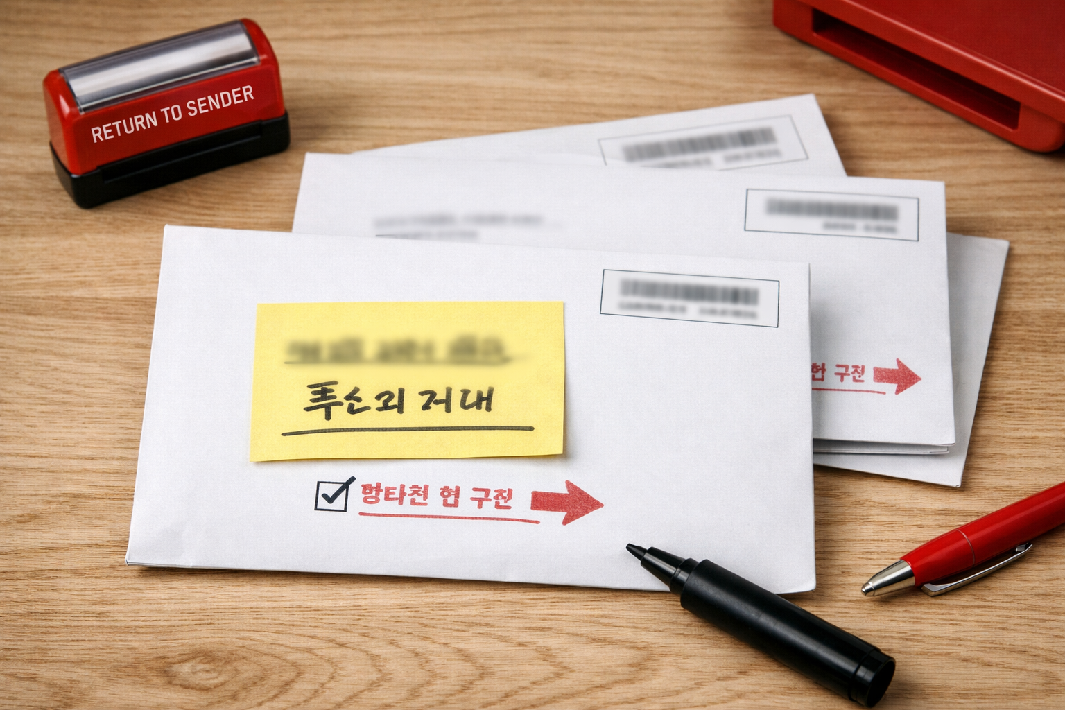 이사 뒤 이전 거주자 우편물이 계속 온다면 반송 전에 할 일